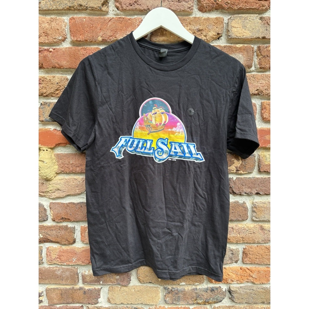Full Sail University Women Size Small Black T shirt New Cotton